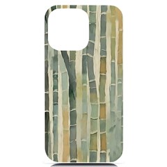 Bamboo Plants Iphone 14 Pro Max Black Uv Print Case by Ravend