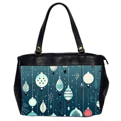 Ball Bauble Winter Oversize Office Handbag (2 Sides) by Ravend