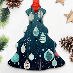 Ball Bauble Winter Ornament (christmas Tree)  by Ravend