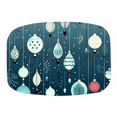 Ball Bauble Winter Mini Square Pill Box by Ravend