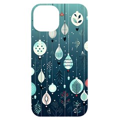 Ball Bauble Winter Iphone 14 Black Uv Print Case by Ravend