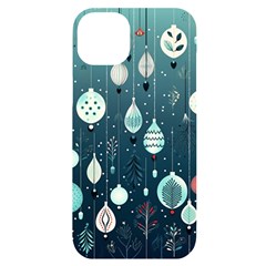 Ball Bauble Winter Iphone 14 Plus Black Uv Print Case by Ravend