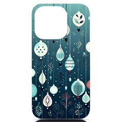 Ball Bauble Winter Iphone 14 Pro Black Uv Print Case by Ravend