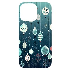 Ball Bauble Winter Iphone 14 Pro Max Black Uv Print Case by Ravend