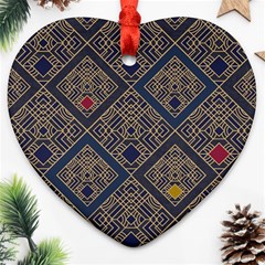 Pattern Seamless Antique Luxury Ornament (heart)