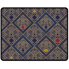 Pattern Seamless Antique Luxury Fleece Blanket (medium) by Ravend