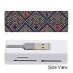 Pattern Seamless Antique Luxury Memory Card Reader (Stick) Front