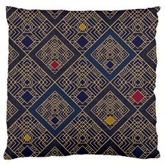 Pattern Seamless Antique Luxury Large Cushion Case (one Side) by Ravend