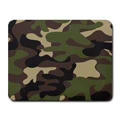 Texture Military Camouflage Repeats Seamless Army Green Hunting Small Mousepad by Ravend