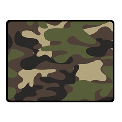 Texture Military Camouflage Repeats Seamless Army Green Hunting Fleece Blanket (small) by Ravend