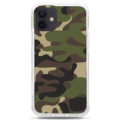 Texture Military Camouflage Repeats Seamless Army Green Hunting Iphone 12 Mini Tpu Uv Print Case	 by Ravend