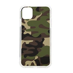 Texture Military Camouflage Repeats Seamless Army Green Hunting Iphone 11 Tpu Uv Print Case by Ravend