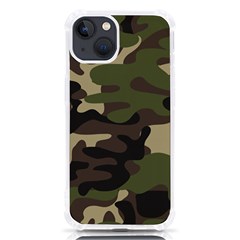 Texture Military Camouflage Repeats Seamless Army Green Hunting Iphone 13 Tpu Uv Print Case by Ravend