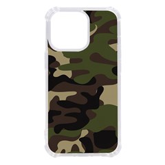 Texture Military Camouflage Repeats Seamless Army Green Hunting Iphone 13 Pro Tpu Uv Print Case by Ravend