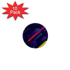 Colorful Abstract Background 1  Mini Magnet (10 Pack) 