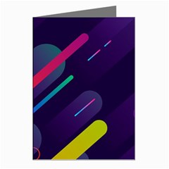 Colorful Abstract Background Greeting Cards (pkg Of 8)