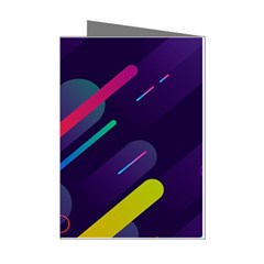 Colorful Abstract Background Mini Greeting Cards (pkg Of 8)