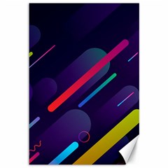 Colorful Abstract Background Canvas 12  X 18  by Ravend