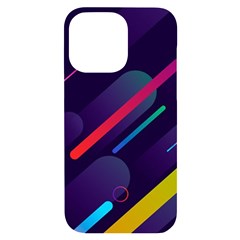 Colorful Abstract Background Iphone 14 Pro Max Black Uv Print Case by Ravend