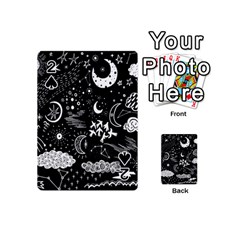 Vector Set Sketch Drawn With Space Playing Cards 54 Designs (mini)