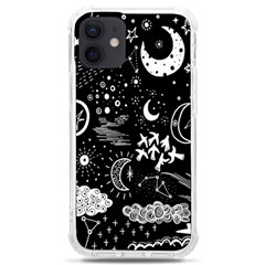 Vector Set Sketch Drawn With Space Iphone 12 Mini Tpu Uv Print Case	 by Ravend