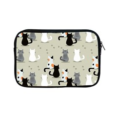 Cute Cat Seamless Pattern Apple Ipad Mini Zipper Cases by Ravend