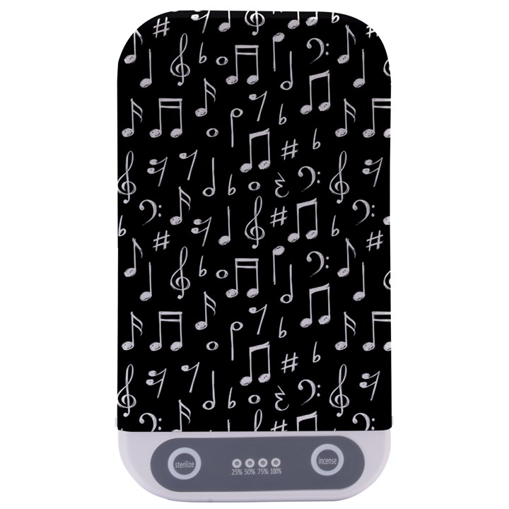 Chalk Music Notes Signs Seamless Pattern Sterilizers