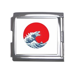 The Great Wave Of Kaiju Mega Link Italian Charm (18mm) by Cendanart