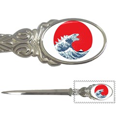 The Great Wave Of Kaiju Letter Opener by Cendanart