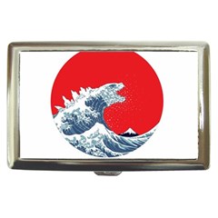 The Great Wave Of Kaiju Cigarette Money Case by Cendanart