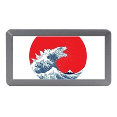 The Great Wave Of Kaiju Memory Card Reader (mini) by Cendanart