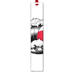 Japanese Sun & Wave Large Book Marks by Cendanart