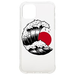 Japanese Sun & Wave Iphone 12/12 Pro Tpu Uv Print Case by Cendanart