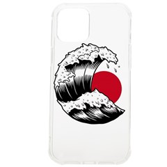 Japanese Sun & Wave Iphone 12 Pro Max Tpu Uv Print Case by Cendanart