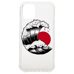 Japanese Sun & Wave Iphone 12 Mini Tpu Uv Print Case	 by Cendanart