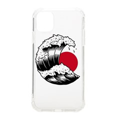 Japanese Sun & Wave Iphone 11 Tpu Uv Print Case by Cendanart