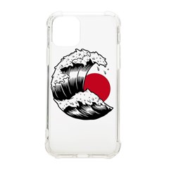 Japanese Sun & Wave Iphone 11 Pro 5 8 Inch Tpu Uv Print Case by Cendanart