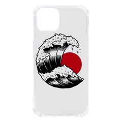 Japanese Sun & Wave Iphone 13 Tpu Uv Print Case by Cendanart