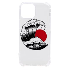 Japanese Sun & Wave Iphone 13 Mini Tpu Uv Print Case by Cendanart