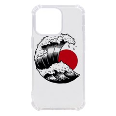 Japanese Sun & Wave Iphone 13 Pro Tpu Uv Print Case by Cendanart