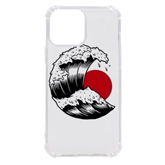 Japanese Sun & Wave Iphone 13 Pro Max Tpu Uv Print Case by Cendanart