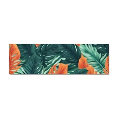 Green Tropical Leaves Sticker Bumper (10 Pack) by Jack14