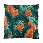 Green Tropical Leaves Standard Cushion Case (Two Sides) Front