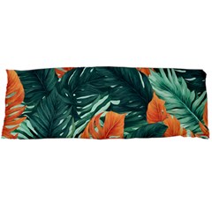 Green Tropical Leaves Body Pillow Case Dakimakura (two Sides) by Jack14