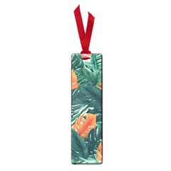 Green Tropical Leaves Small Book Marks by Jack14