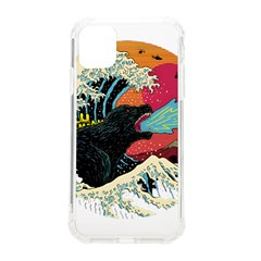 Retro Wave Kaiju Godzilla Japanese Pop Art Style Iphone 11 Tpu Uv Print Case by Cendanart