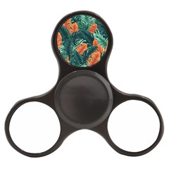 Green Tropical Leaves Finger Spinner by Jack14