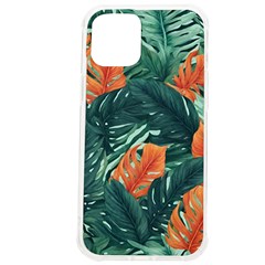 Green Tropical Leaves iPhone 12 Pro max TPU UV Print Case