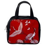 Japanese Crane Bird Art Classic Handbag (Two Sides) Back