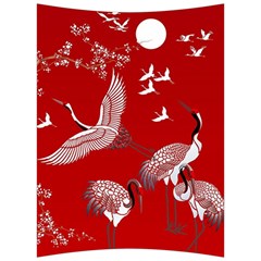 Japanese Crane Bird Art Back Support Cushion